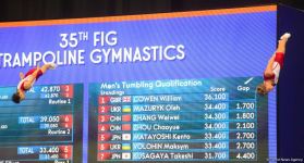 Second day of 35th FIG World Trampoline Championships kicks off in Baku (PHOTOS)