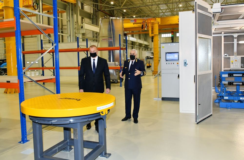 President Ilham Aliyev attended opening of new Bilajari locomotive depot (PHOTO/VIDEO)