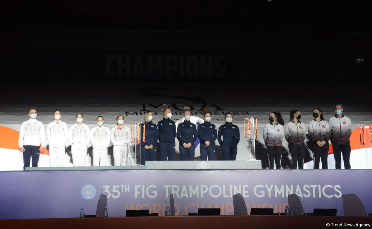 Baku holds award ceremony of winners at 35th FIG World Championships (PHOTO)