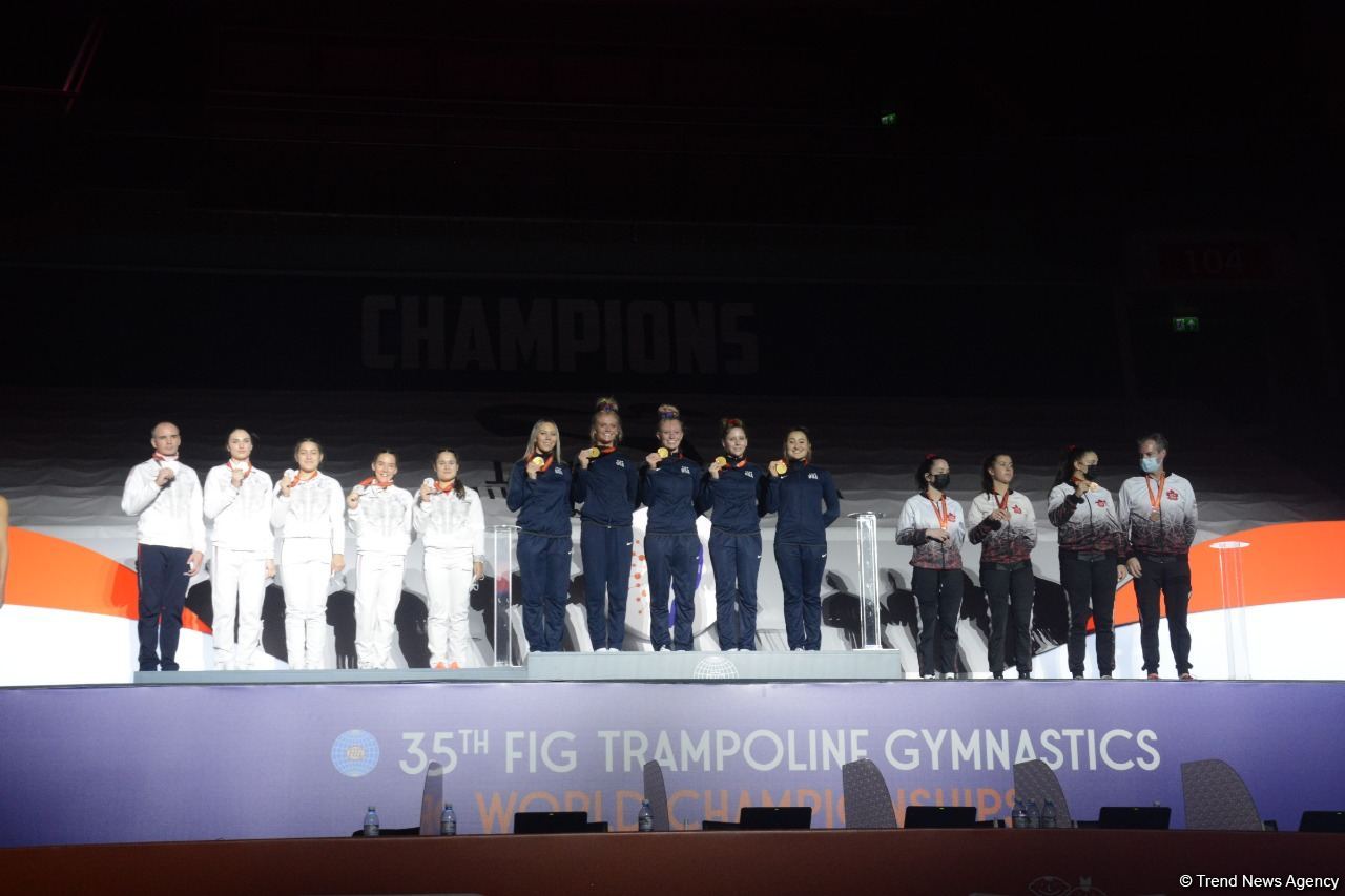 Baku holds award ceremony of winners at 35th FIG World Championships (PHOTO)