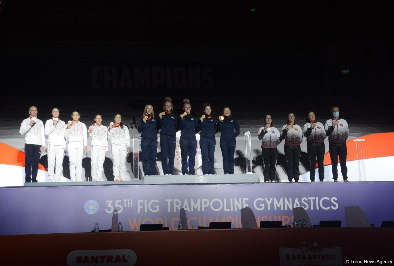 Baku holds award ceremony of winners at 35th FIG World Championships (PHOTO)