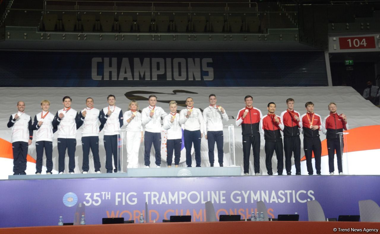 Baku holds award ceremony of winners at 35th FIG World Championships (PHOTO)