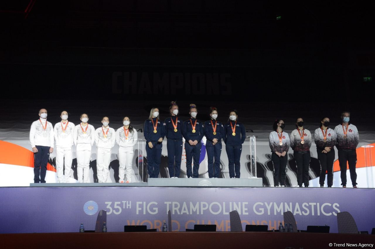 Baku holds award ceremony of winners at 35th FIG World Championships (PHOTO)