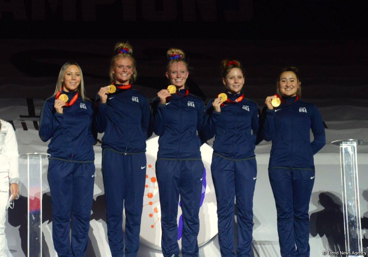 Baku holds award ceremony of winners at 35th FIG World Championships (PHOTO)