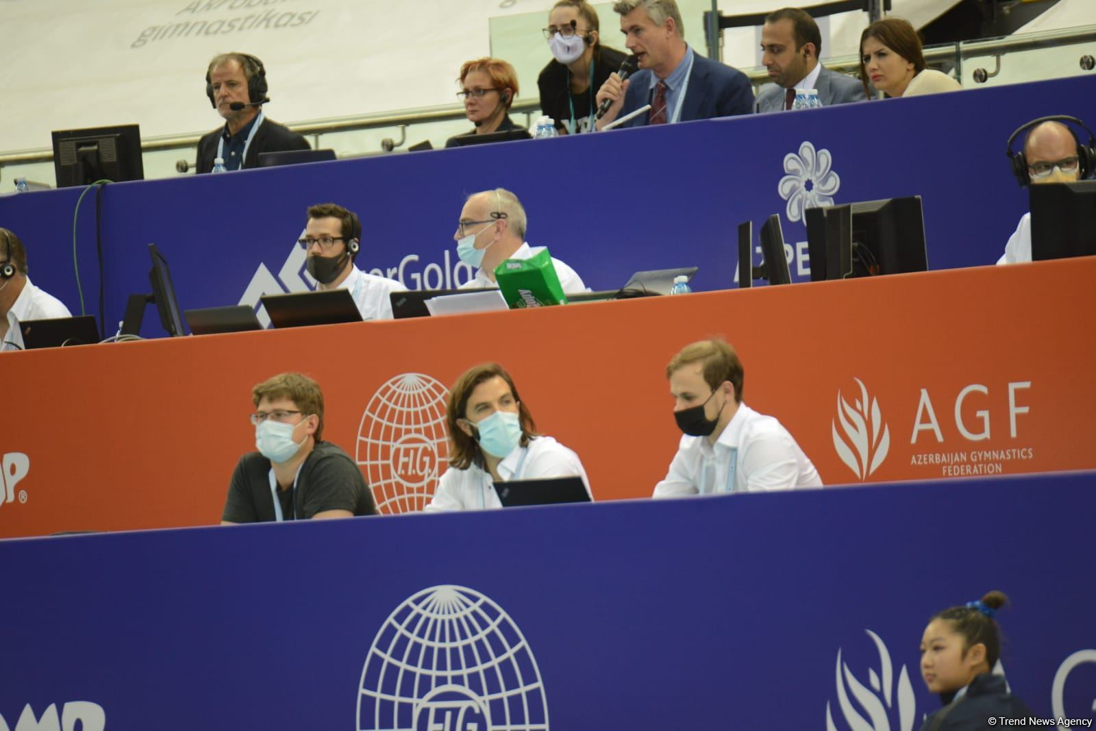 Finals among teams start at 35th FIG Trampoline Gymnastics World Championships in Baku (PHOTO)