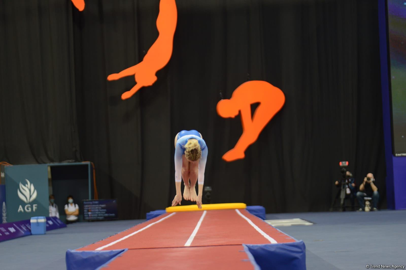 Finals among teams start at 35th FIG Trampoline Gymnastics World Championships in Baku (PHOTO)