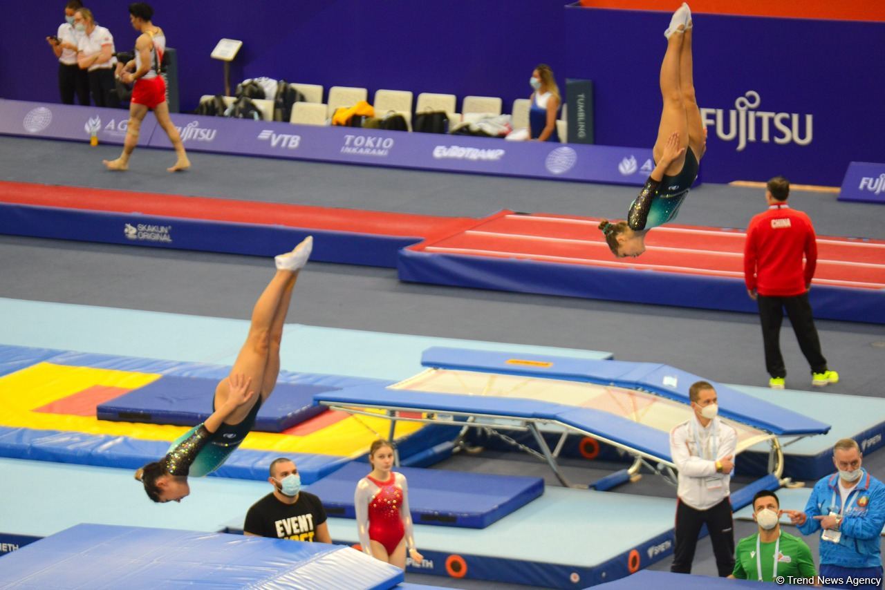 Second day of 35th FIG World Trampoline Championships kicks off in Baku (PHOTOS)