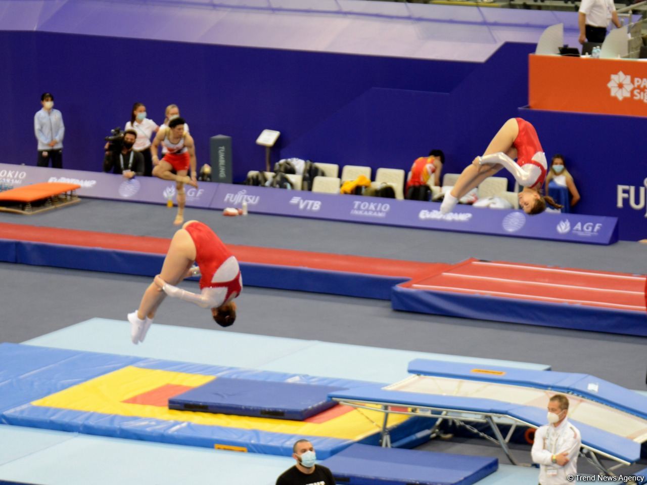 Second day of 35th FIG World Trampoline Championships kicks off in Baku (PHOTOS)