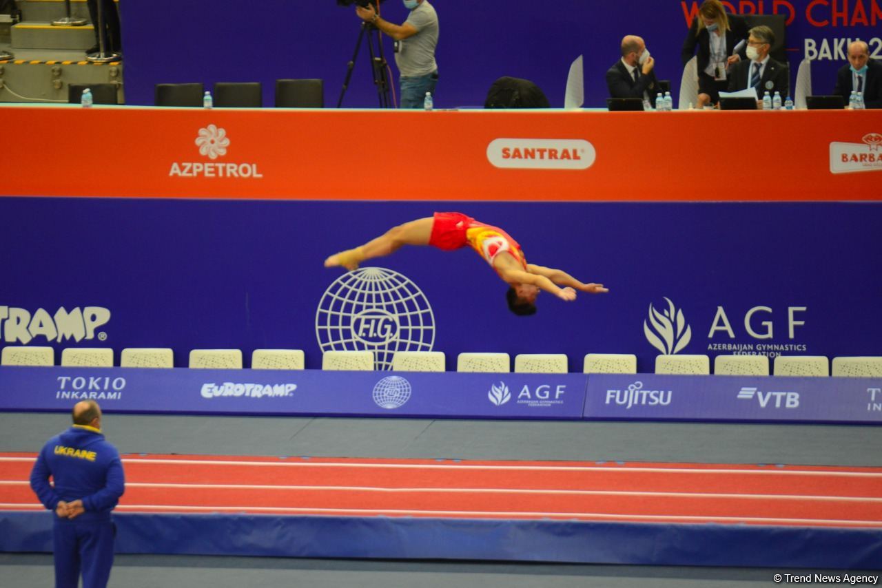 Second day of 35th FIG World Trampoline Championships kicks off in Baku (PHOTOS)
