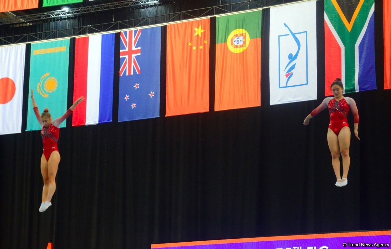 Second day of 35th FIG World Trampoline Championships kicks off in Baku (PHOTOS)