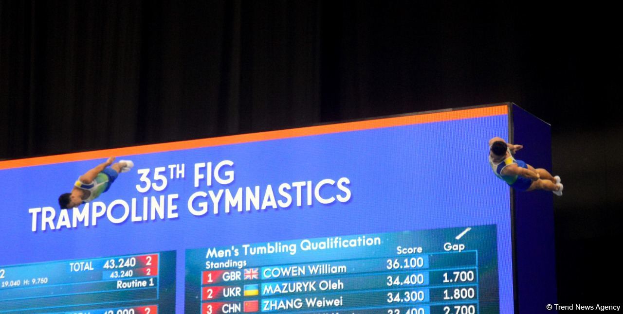 Second day of 35th FIG World Trampoline Championships kicks off in Baku (PHOTOS)