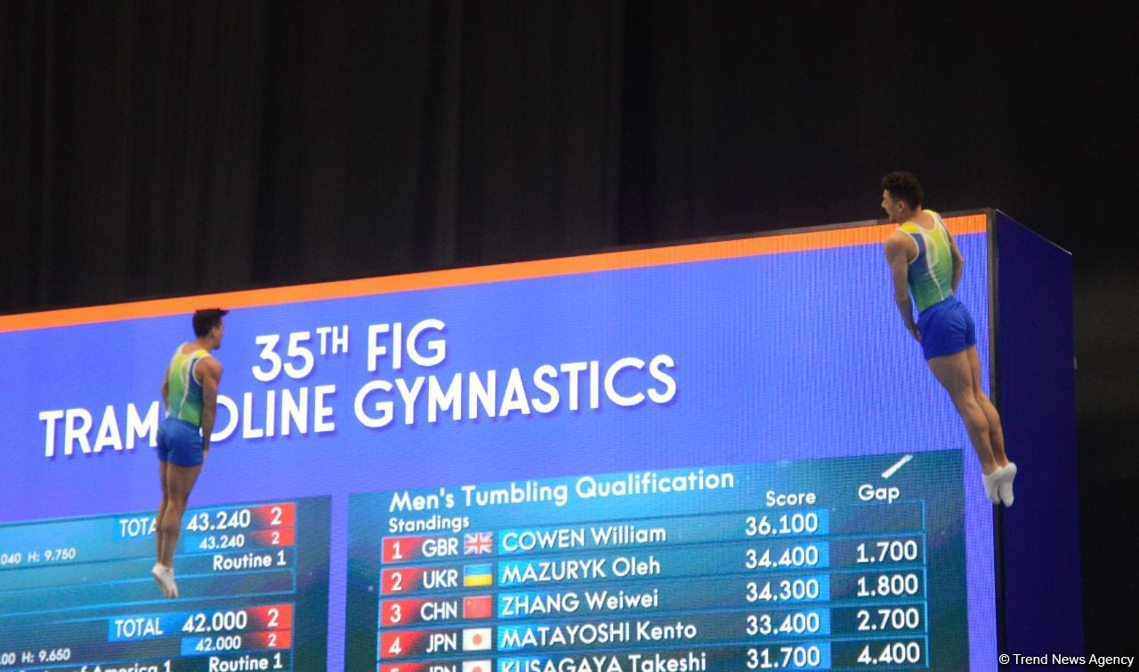 Second day of 35th FIG World Trampoline Championships kicks off in Baku (PHOTOS)