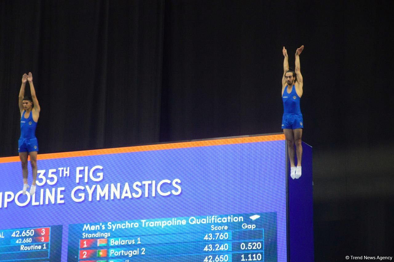 Second day of 35th FIG World Trampoline Championships kicks off in Baku (PHOTOS)