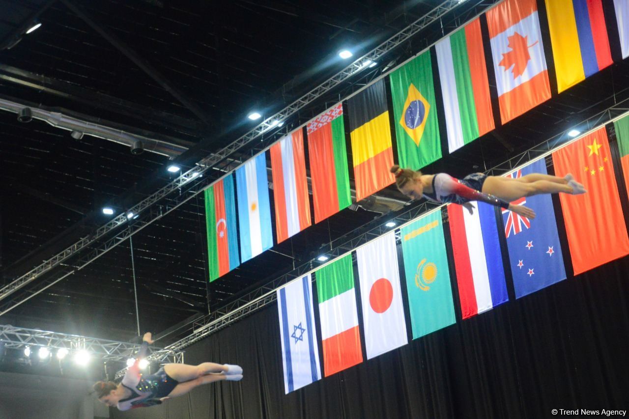 Second day of 35th FIG World Trampoline Championships kicks off in Baku (PHOTOS)