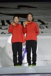 Baku holds award ceremony of winners in synchronized trampoline program (PHOTO)