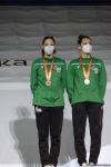 Baku holds award ceremony of winners in synchronized trampoline program (PHOTO)