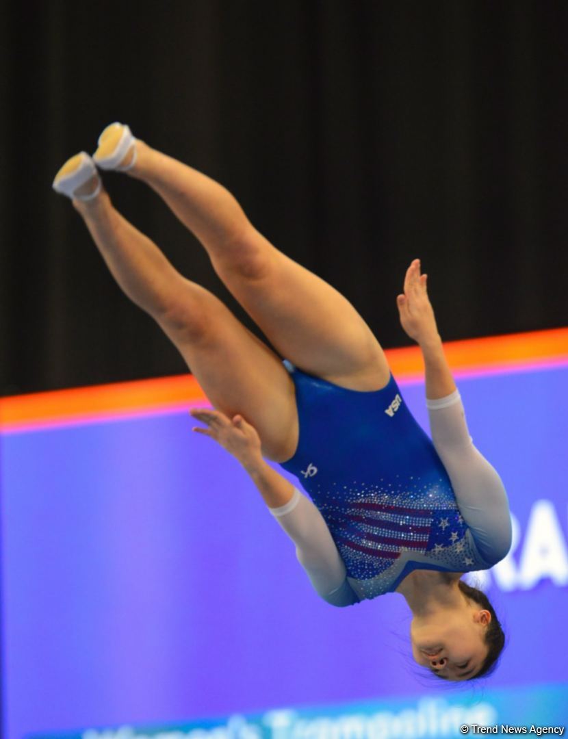 Finals kick off at 35th FIG World Trampoline Championships in Baku (PHOTOS)