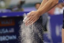 Azerbaijani gymnast performs in final at 35th FIG World Championships in Baku (PHOTO)