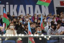 Azerbaijani gymnast performs in final at 35th FIG World Championships in Baku (PHOTO)