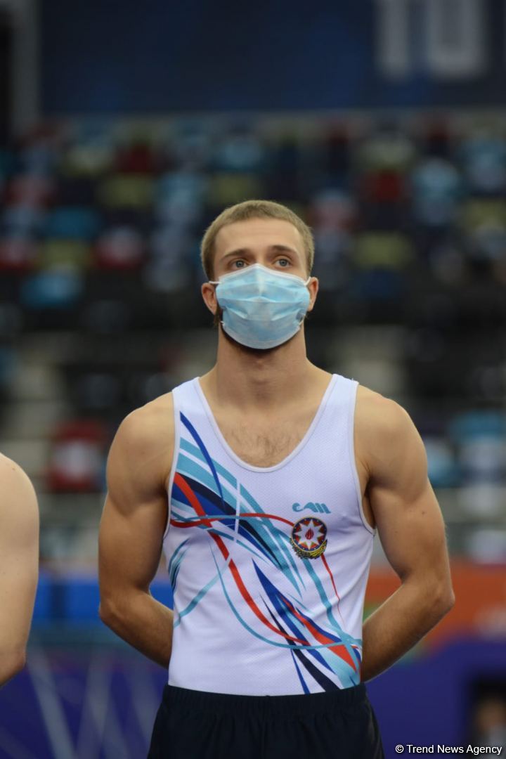 Azerbaijani gymnast performs in final at 35th FIG World Championships in Baku (PHOTO)