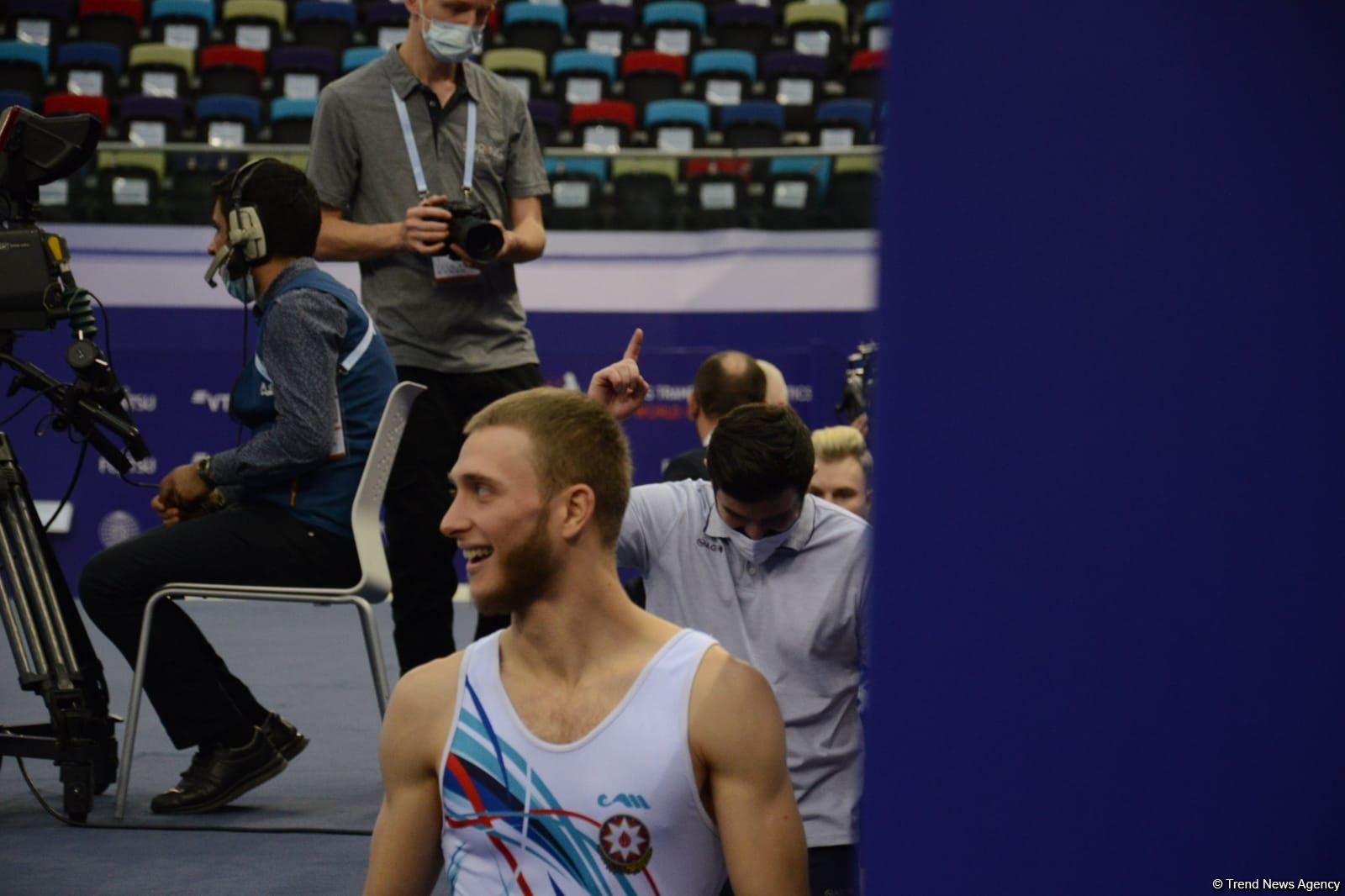 Azerbaijani gymnast performs in final at 35th FIG World Championships in Baku (PHOTO)