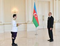 President Ilham Aliyev receives credentials of incoming Cambodian ambassador (PHOTO/VIDEO)