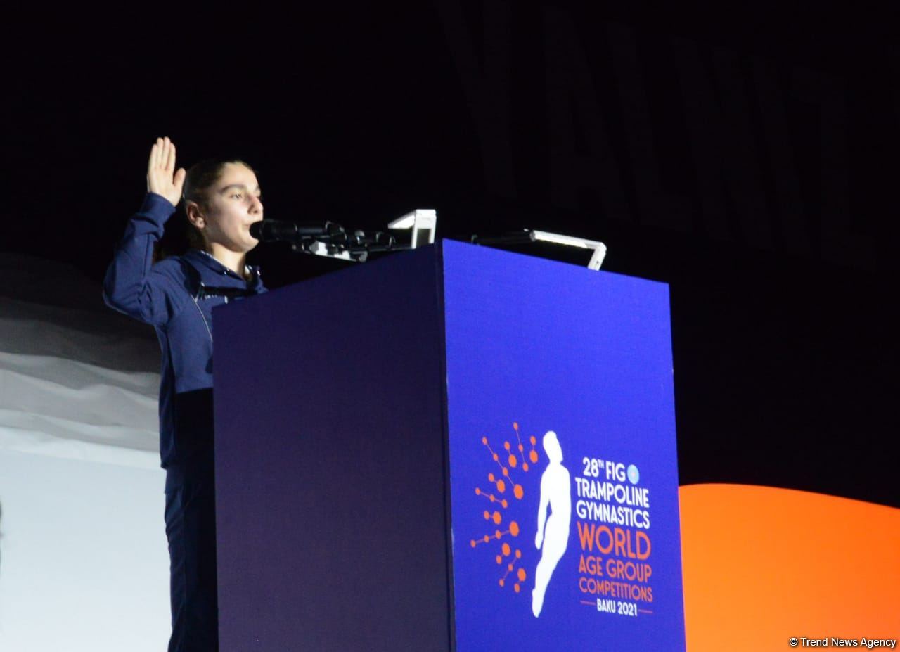 Baku hosts opening ceremony of 28th FIG Trampoline Gymnastics World Age Group Competition (PHOTOS)