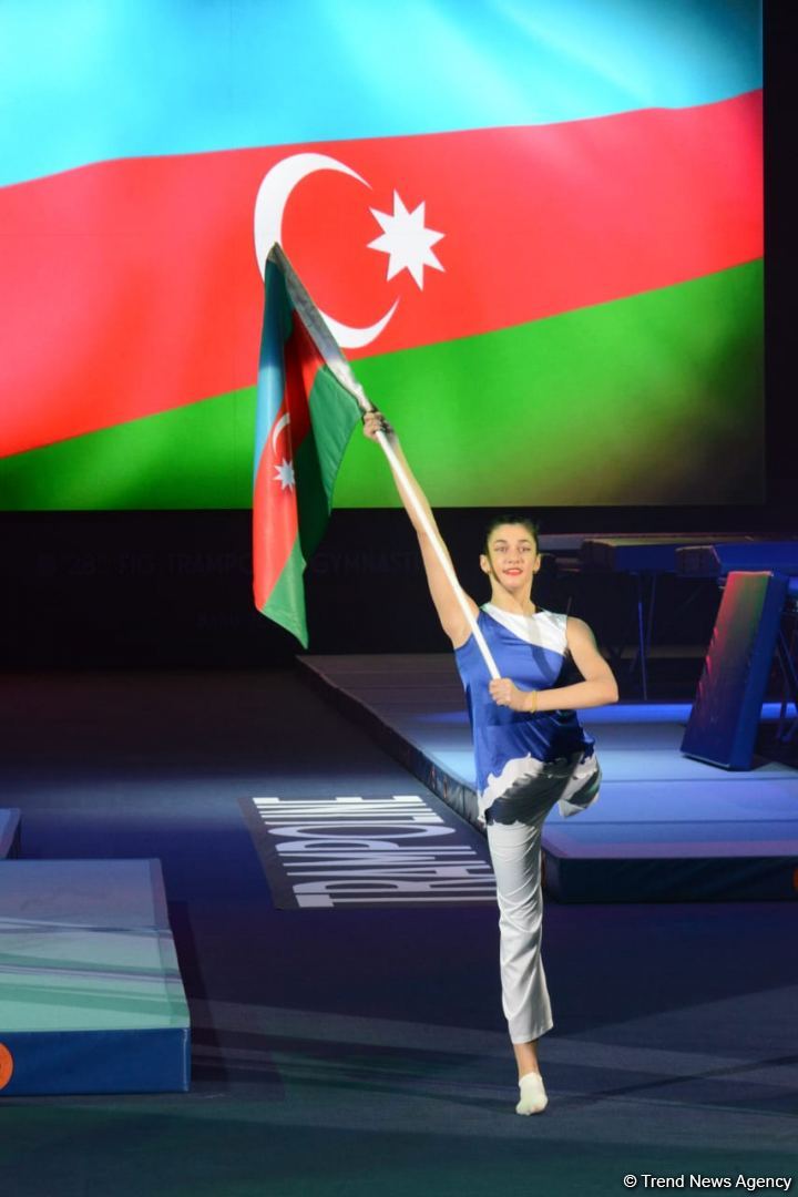 Baku hosts opening ceremony of 28th FIG Trampoline Gymnastics World Age Group Competition (PHOTOS)