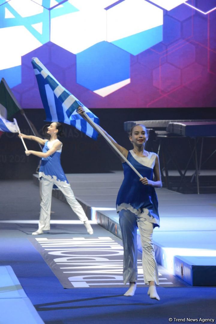 Baku hosts opening ceremony of 28th FIG Trampoline Gymnastics World Age Group Competition (PHOTOS)