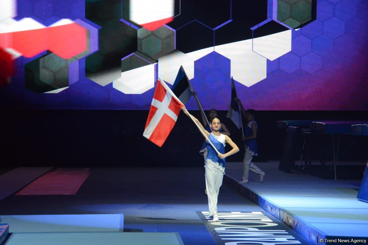 Baku hosts opening ceremony of 28th FIG Trampoline Gymnastics World Age Group Competition (PHOTOS)