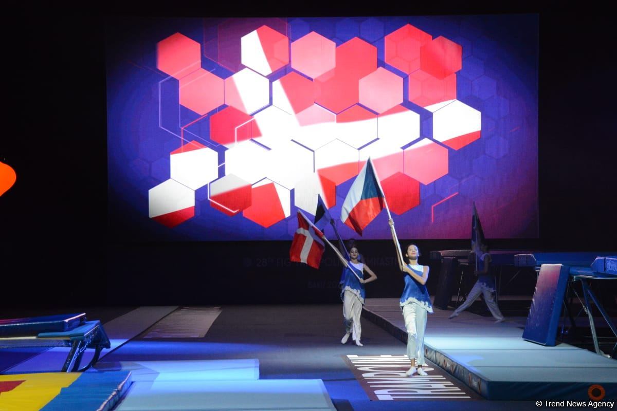 Baku hosts opening ceremony of 28th FIG Trampoline Gymnastics World Age Group Competition (PHOTOS)