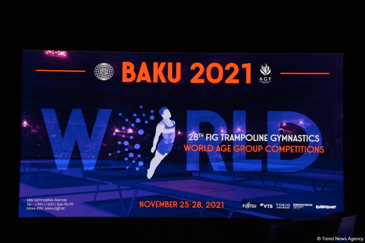 Baku hosts opening ceremony of 28th FIG Trampoline Gymnastics World Age Group Competition (PHOTOS)