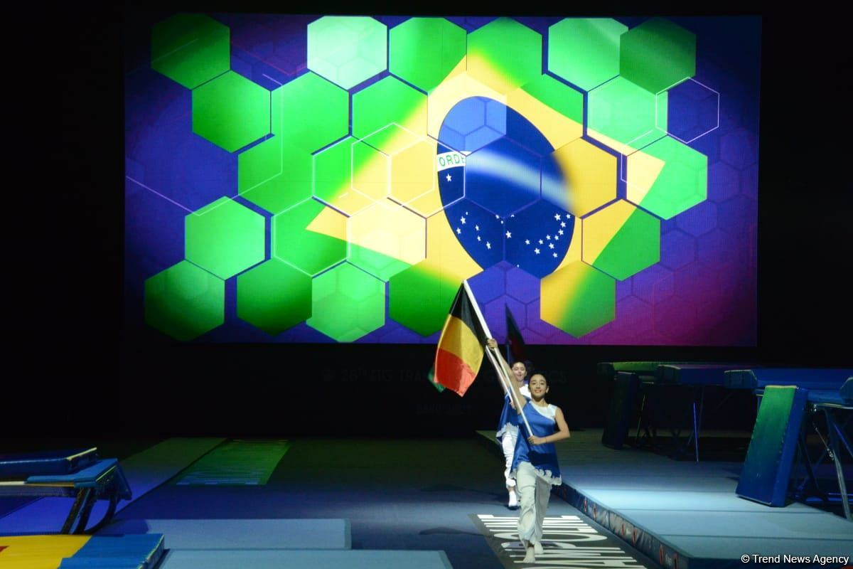 Baku hosts opening ceremony of 28th FIG Trampoline Gymnastics World Age Group Competition (PHOTOS)