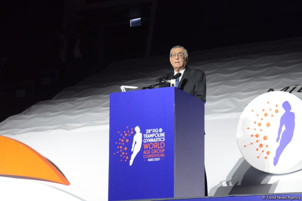 Baku hosts opening ceremony of 28th FIG Trampoline Gymnastics World Age Group Competition (PHOTOS)