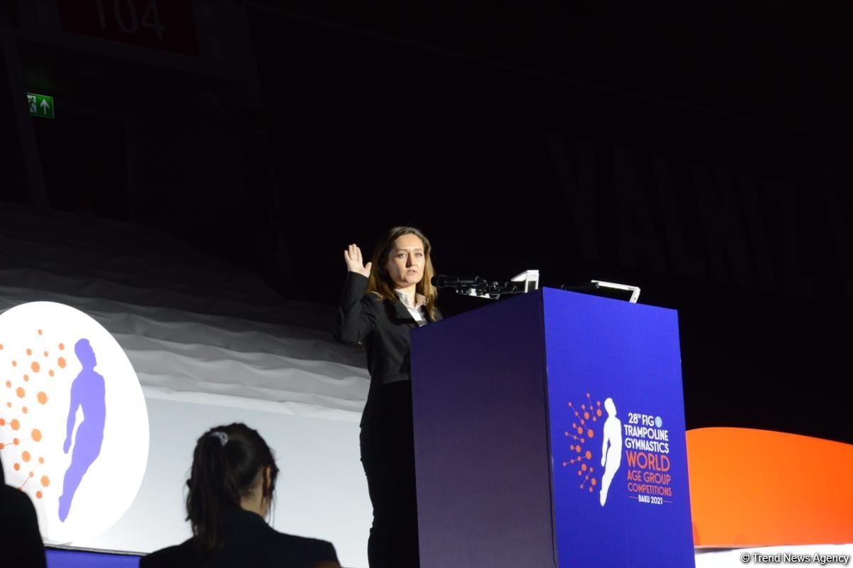 Baku hosts opening ceremony of 28th FIG Trampoline Gymnastics World Age Group Competition (PHOTOS)