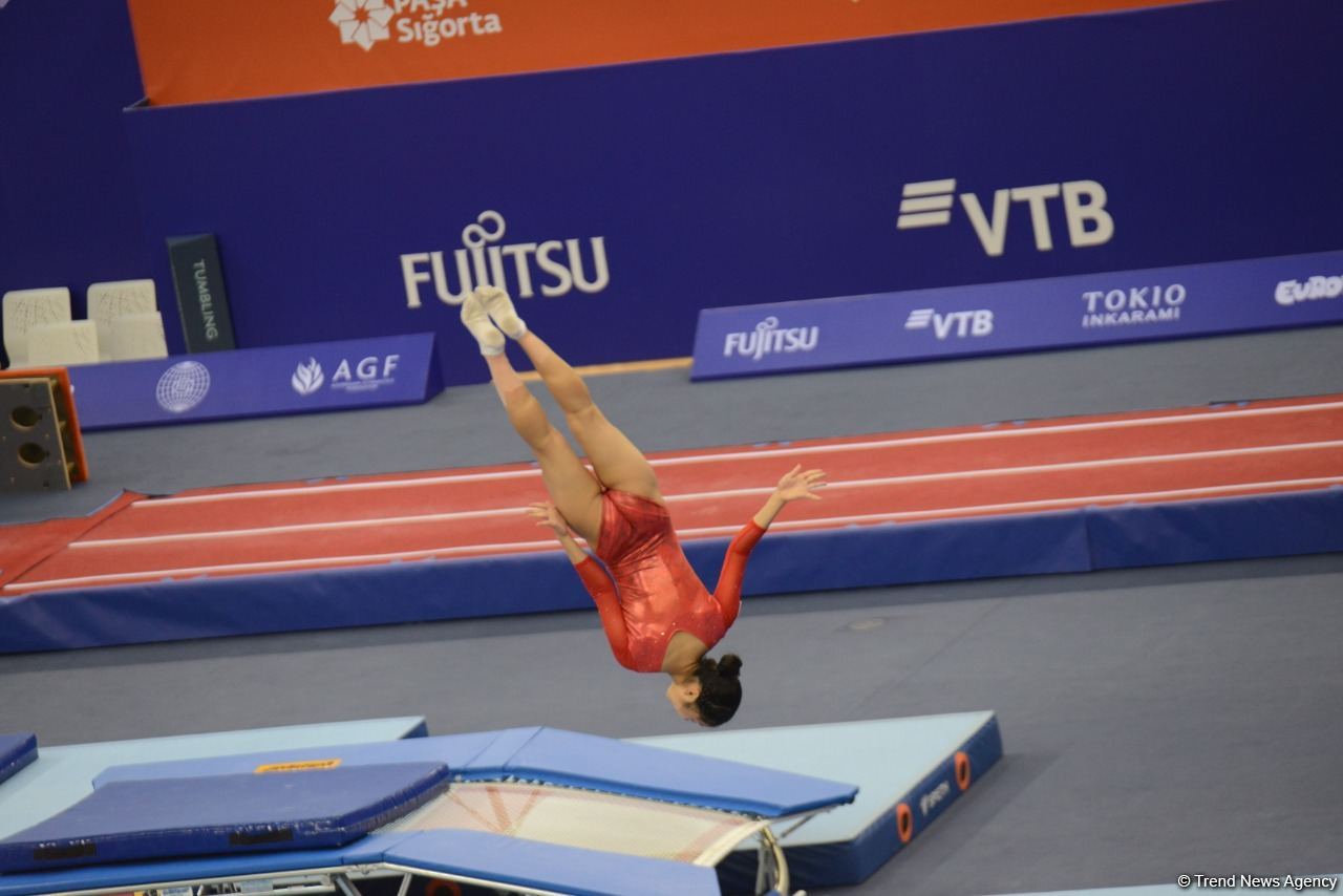 Final competitions kick off within 28th FIG Trampoline Gymnastics World Age Group Competitions in Baku (PHOTO)