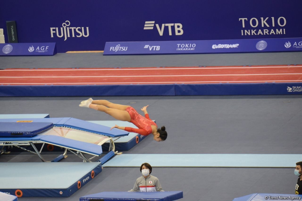 Final competitions kick off within 28th FIG Trampoline Gymnastics World Age Group Competitions in Baku (PHOTO)