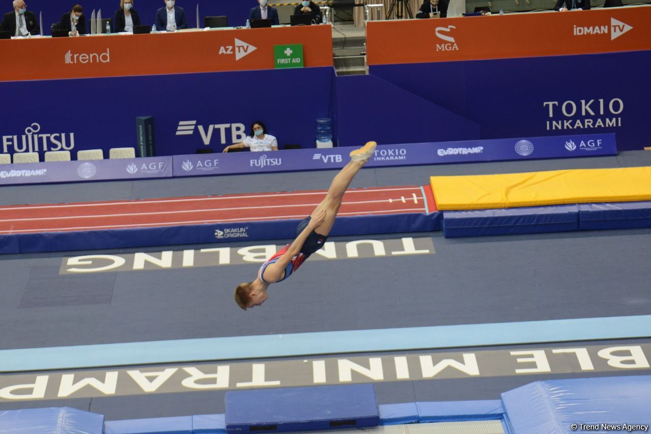Final competitions kick off within 28th FIG Trampoline Gymnastics World Age Group Competitions in Baku (PHOTO)