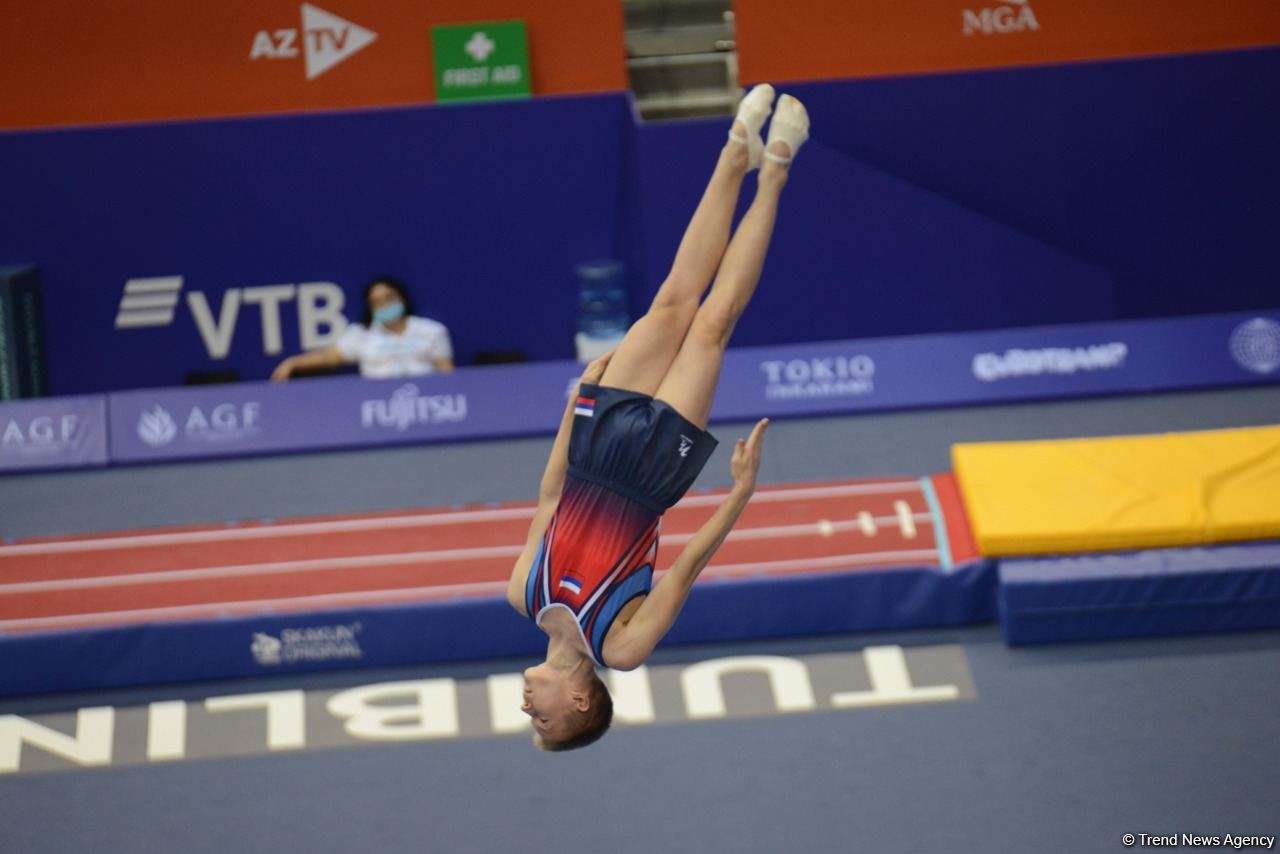 Final competitions kick off within 28th FIG Trampoline Gymnastics World Age Group Competitions in Baku (PHOTO)