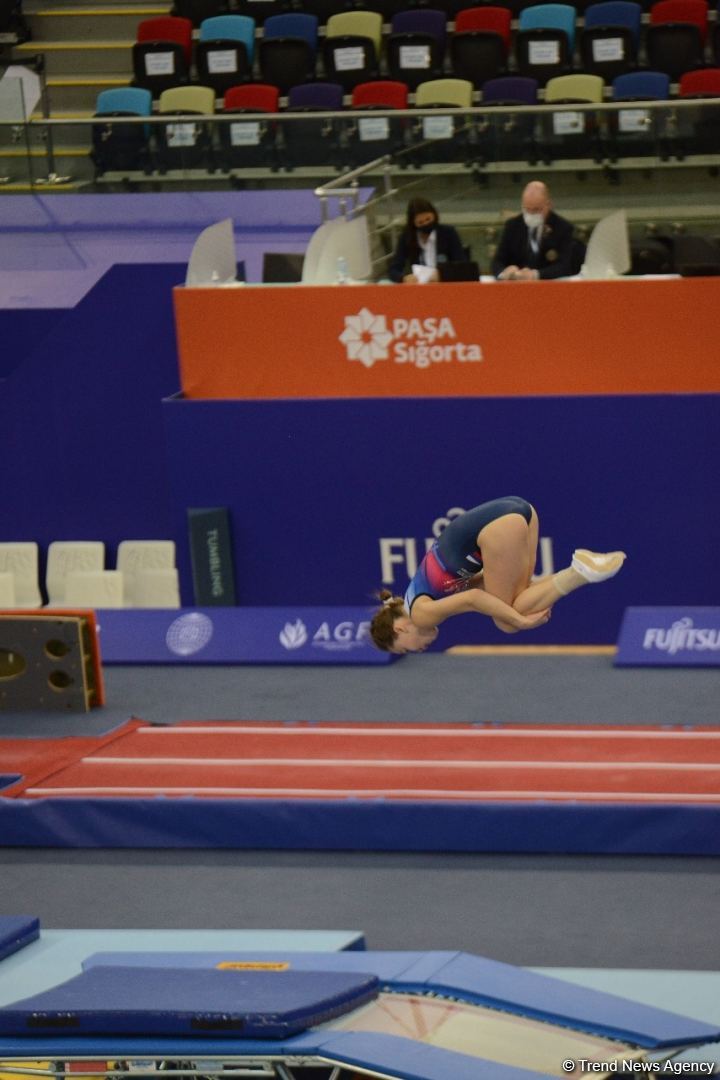 Final competitions kick off within 28th FIG Trampoline Gymnastics World Age Group Competitions in Baku (PHOTO)