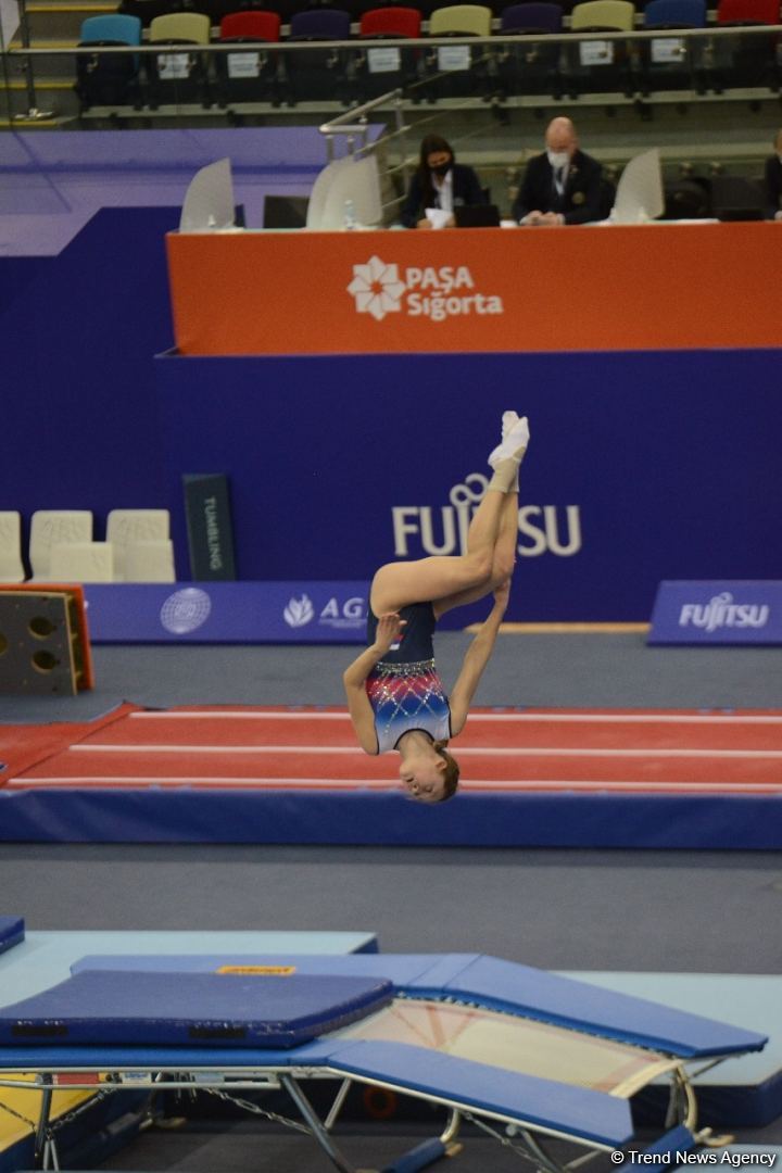 Final competitions kick off within 28th FIG Trampoline Gymnastics World Age Group Competitions in Baku (PHOTO)