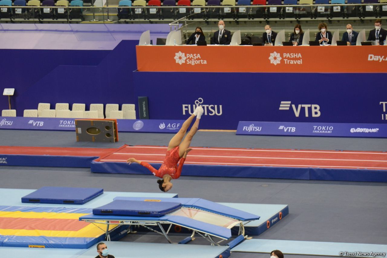 Final competitions kick off within 28th FIG Trampoline Gymnastics World Age Group Competitions in Baku (PHOTO)