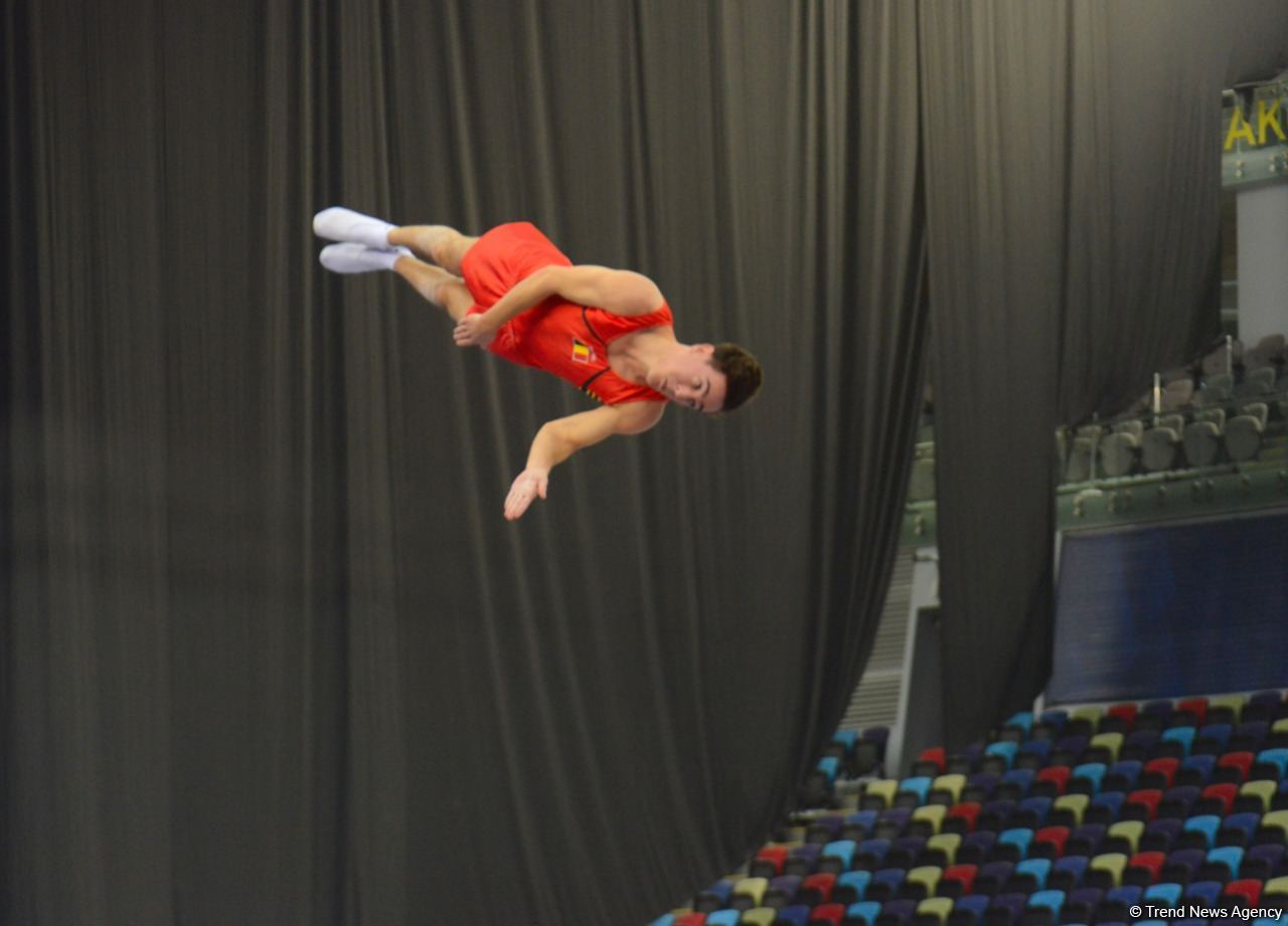 First day of 28th FIG Trampoline Gymnastics World Age Group Competition kicks off in Baku (PHOTO)