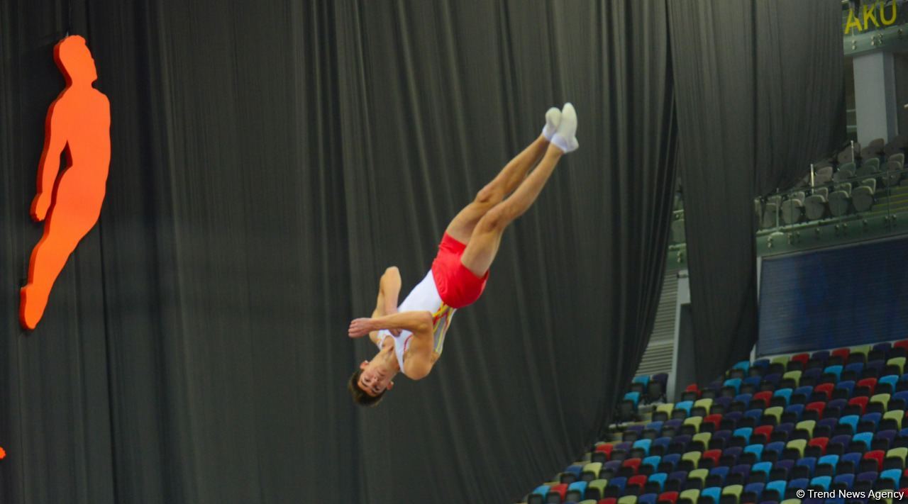 First day of 28th FIG Trampoline Gymnastics World Age Group Competition kicks off in Baku (PHOTO)