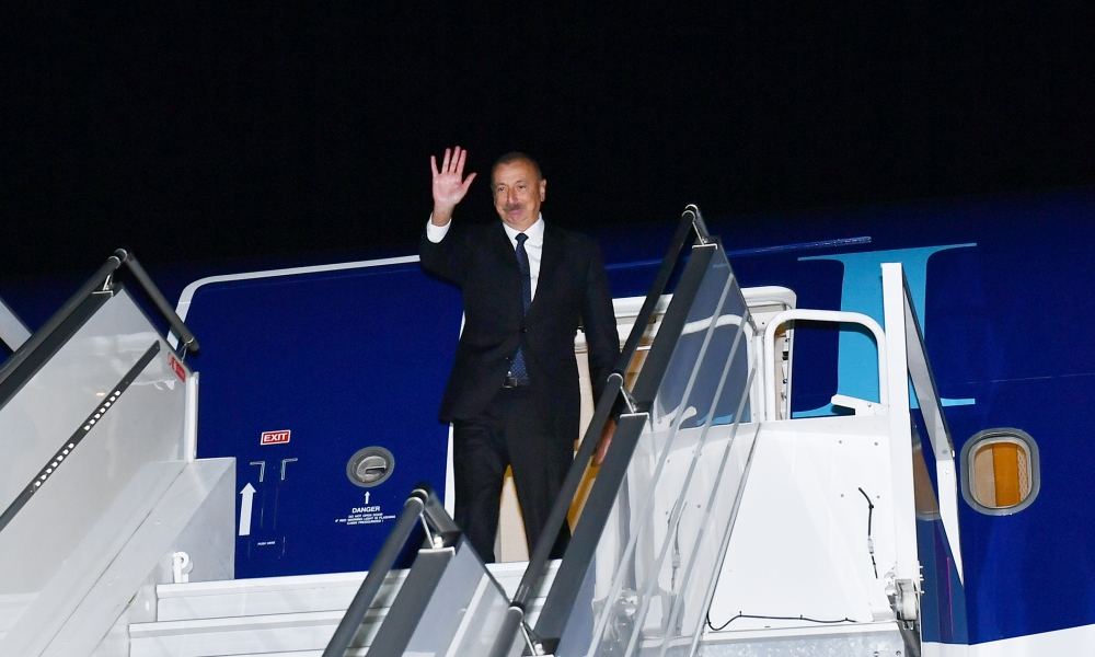 President Ilham Aliyev ends his working visit to Sochi