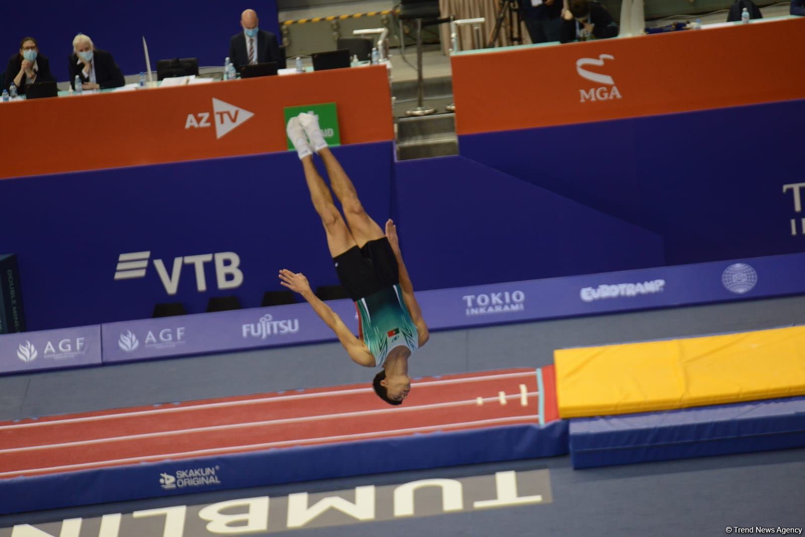 Portuguese gymnast ranks first in individual trampoline at 28th FIG Trampoline Gymnastics World Age Group Competitions in Baku (PHOTO)