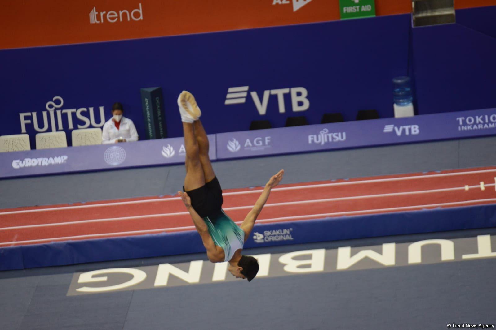 Portuguese gymnast ranks first in individual trampoline at 28th FIG Trampoline Gymnastics World Age Group Competitions in Baku (PHOTO)