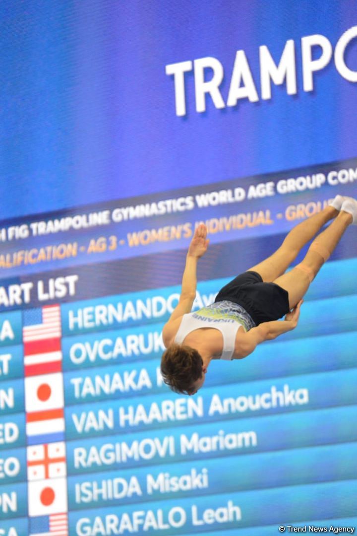 28th FIG Trampoline Gymnastics World Age Group Competitions underway in Baku (PHOTO)