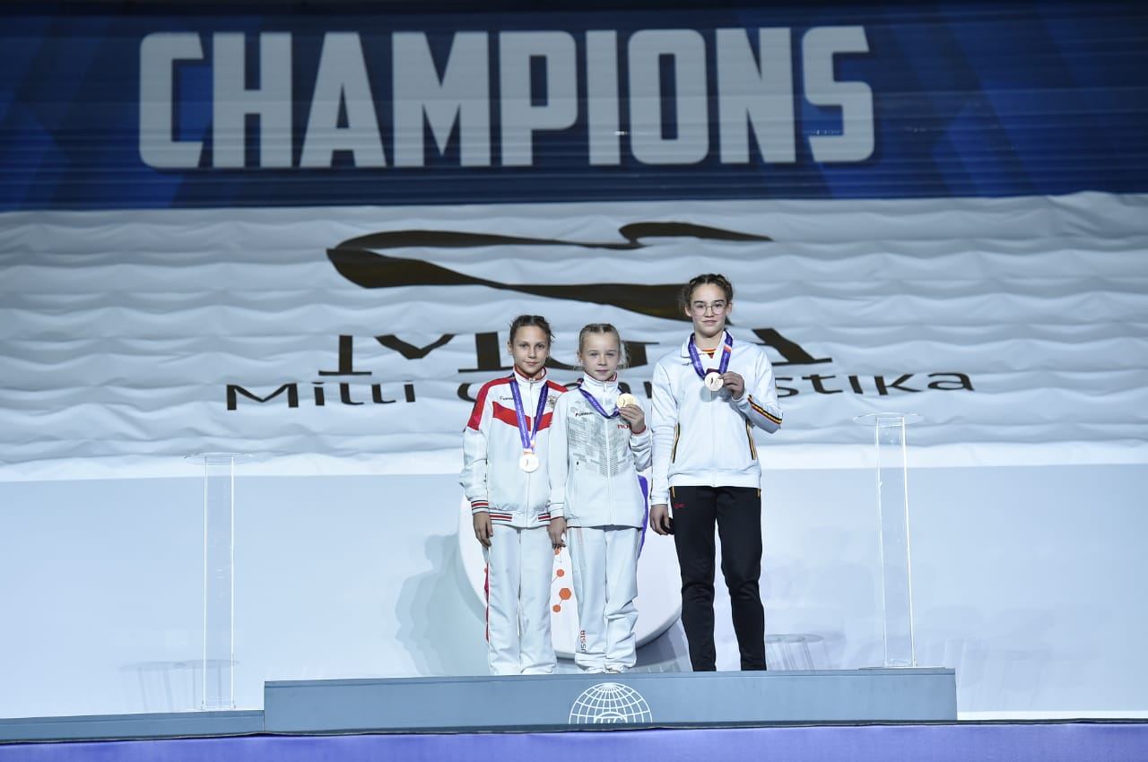 Awarding ceremony third day held as part of 28th FIG Trampoline Gymnastics World Age Group Competitions in Baku (PHOTOS)