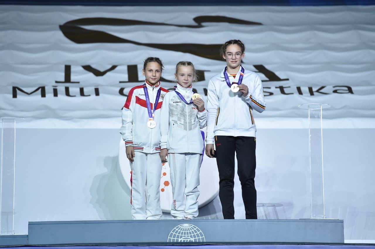 Awarding ceremony third day held as part of 28th FIG Trampoline Gymnastics World Age Group Competitions in Baku (PHOTOS)